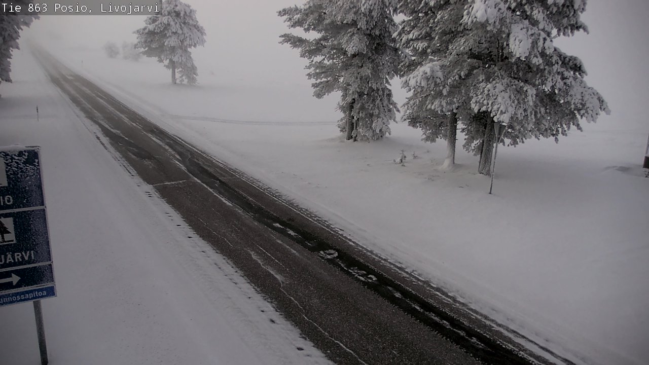Kelikamerat Kuva Tie 863 Livojärvi, Posio, Lappi