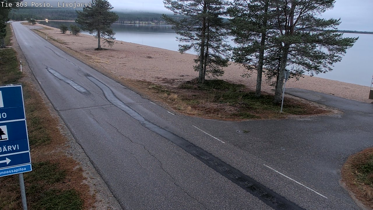 Kelikamerat Kuva Tie 863 Livojärvi, Posio, Lappi