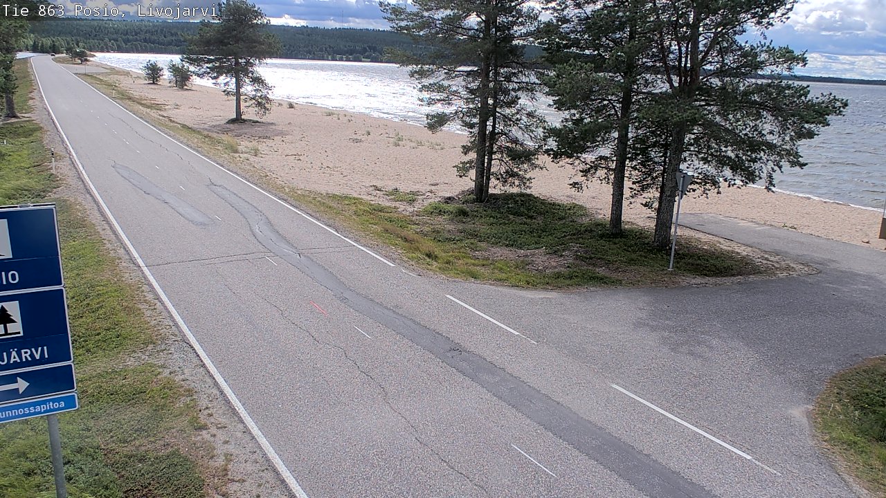 Kelikamerat Kuva Tie 863 Livojärvi, Posio, Lappi