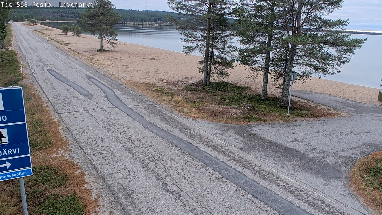 Kelikamerat Kuva Tie 863 Livojärvi, Posio, Lappi