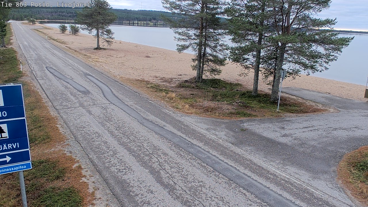 Kelikamerat Kuva Tie 863 Livojärvi, Posio, Lappi