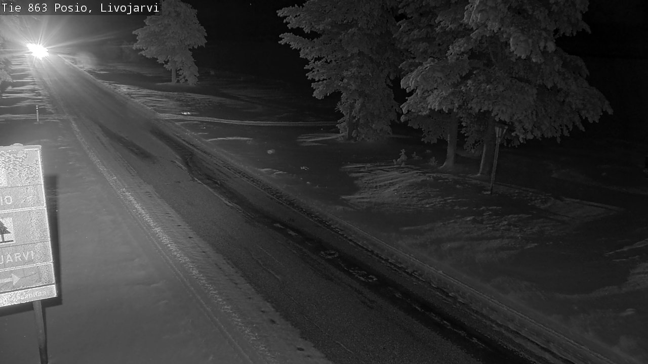 Kelikamerat Kuva Tie 863 Livojärvi, Posio, Lappi