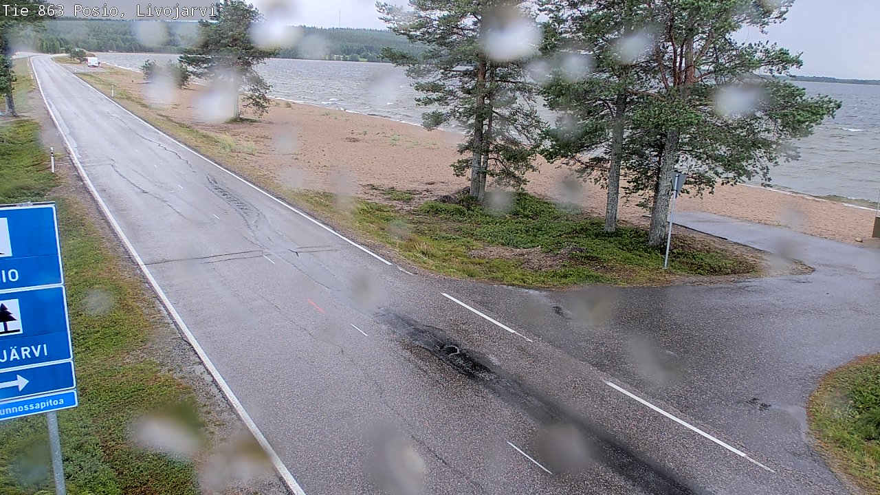 Kelikamerat Kuva Tie 863 Livojärvi, Posio, Lappi