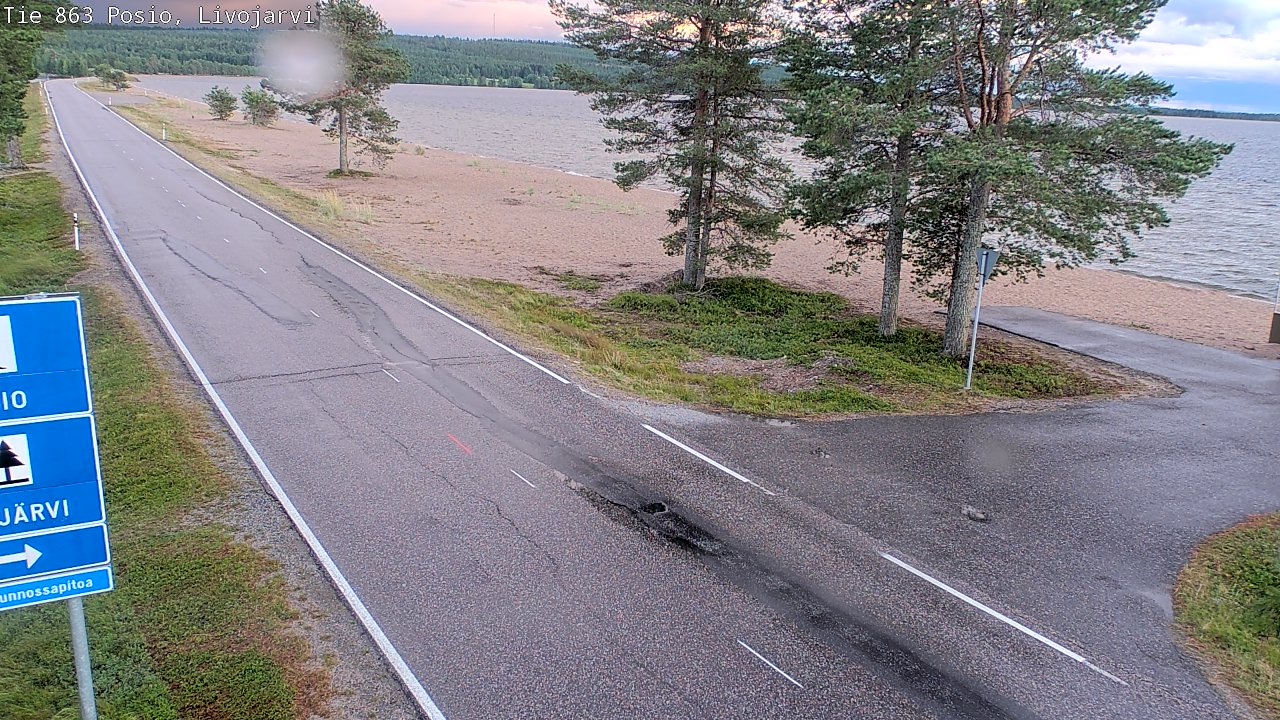 Kelikamerat Kuva Tie 863 Livojärvi, Posio, Lappi
