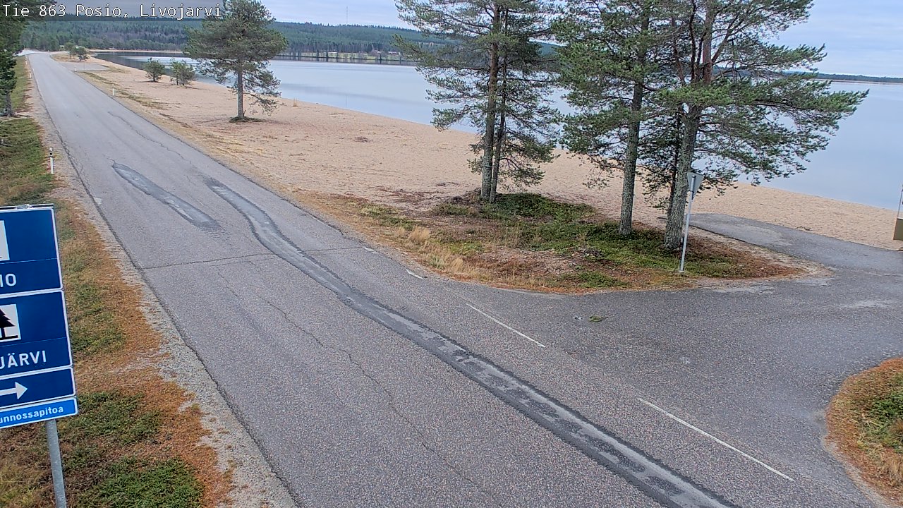 Kelikamerat Kuva Tie 863 Livojärvi, Posio, Lappi