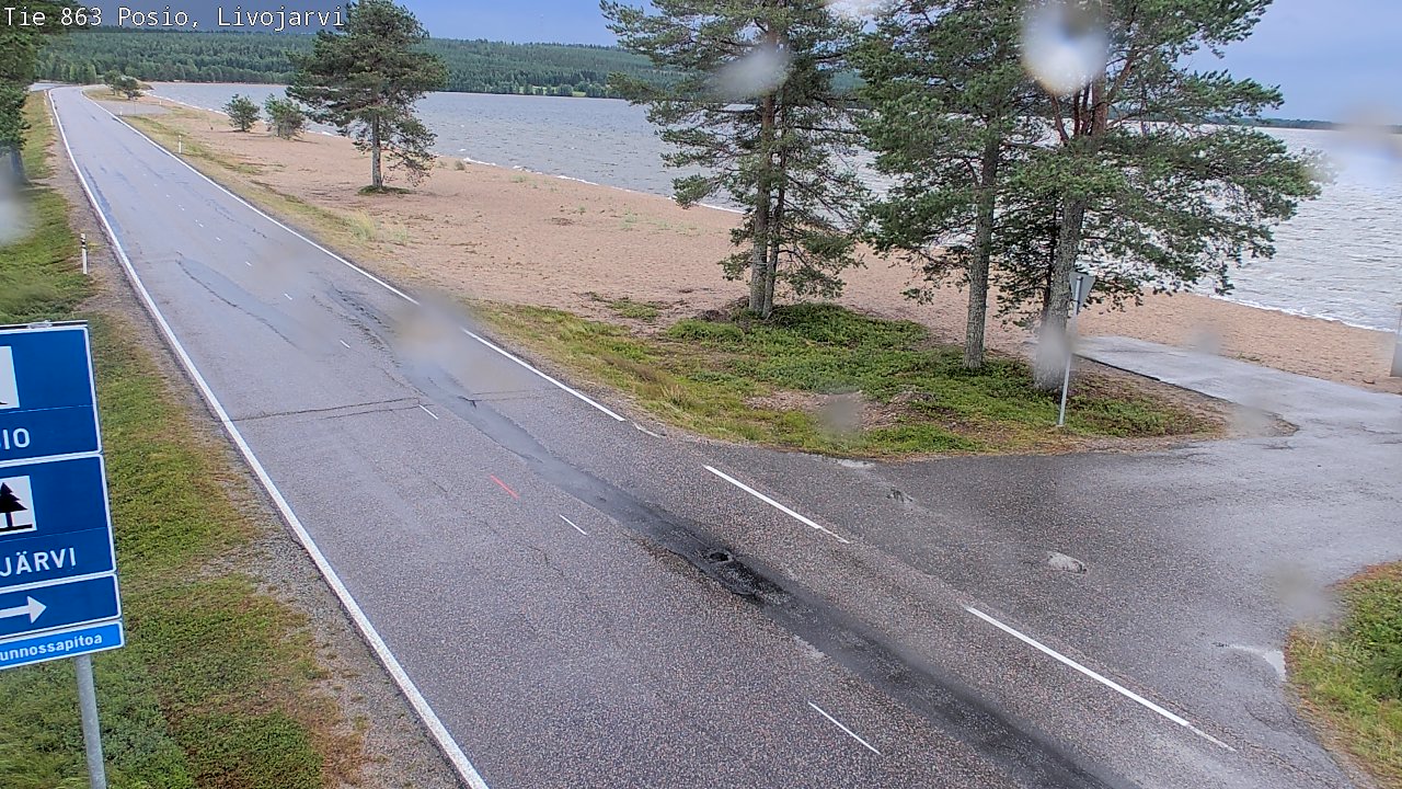 Kelikamerat Kuva Tie 863 Livojärvi, Posio, Lappi