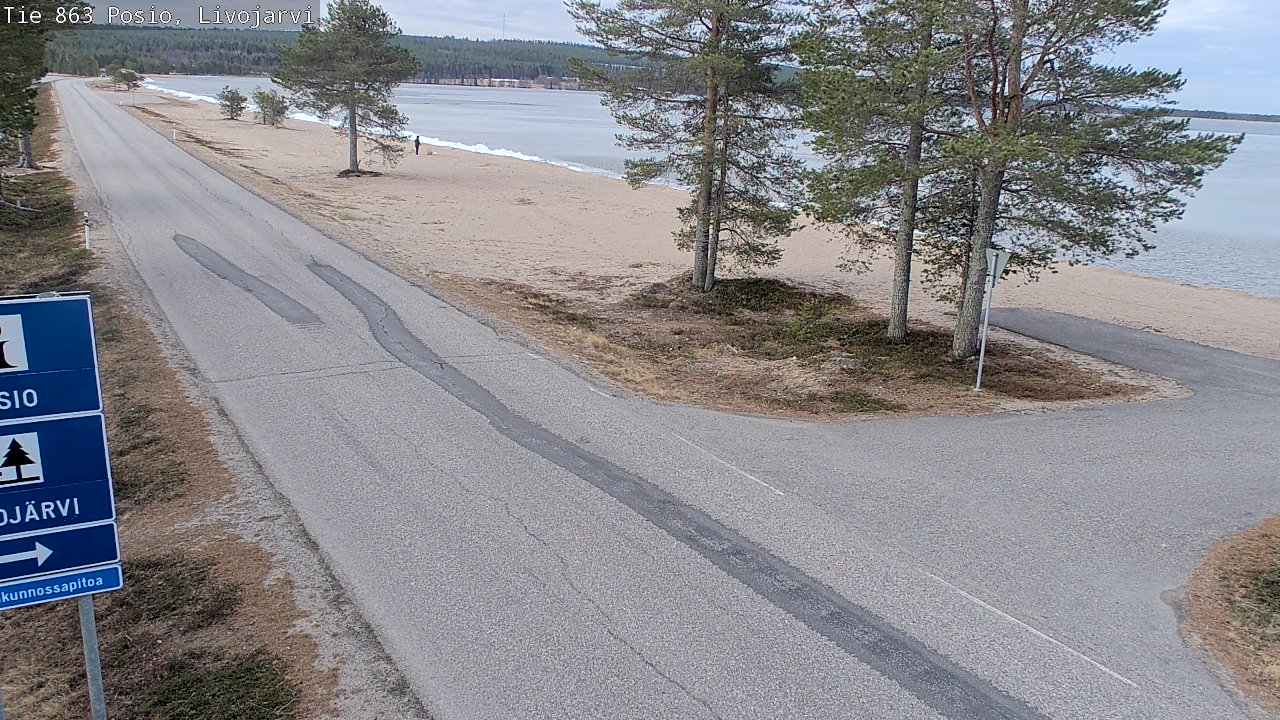 Kelikamerat Kuva Tie 863 Livojärvi, Posio, Lappi