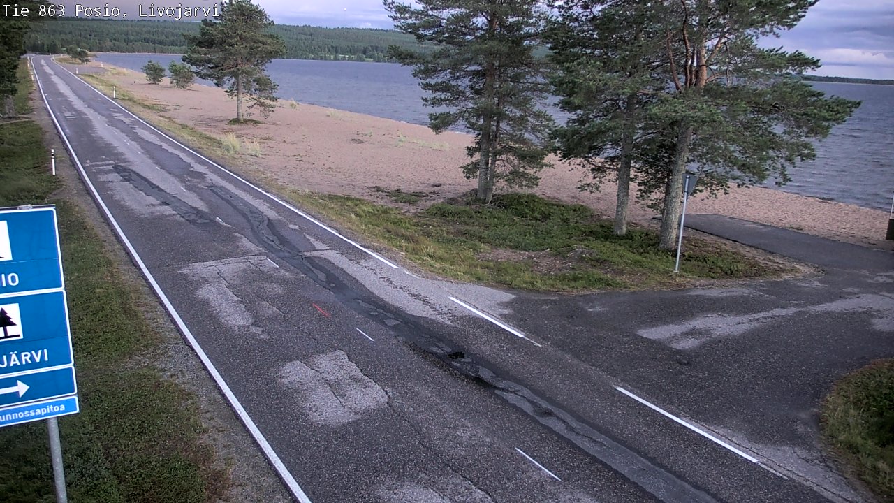 Kelikamerat Kuva Tie 863 Livojärvi, Posio, Lappi