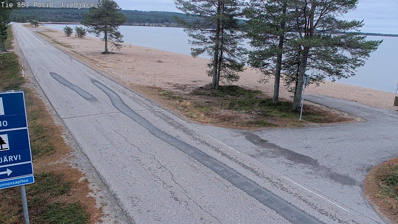 Kelikamerat Kuva Tie 863 Livojärvi, Posio, Lappi