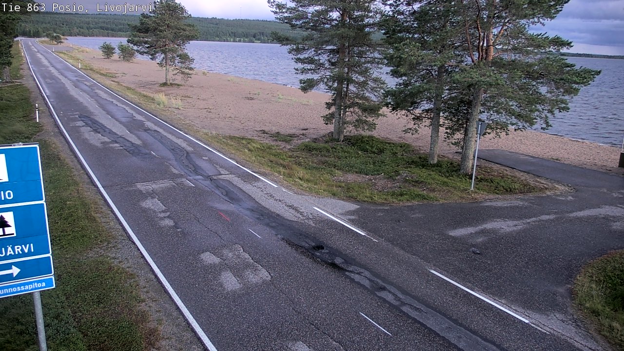 Kelikamerat Kuva Tie 863 Livojärvi, Posio, Lappi