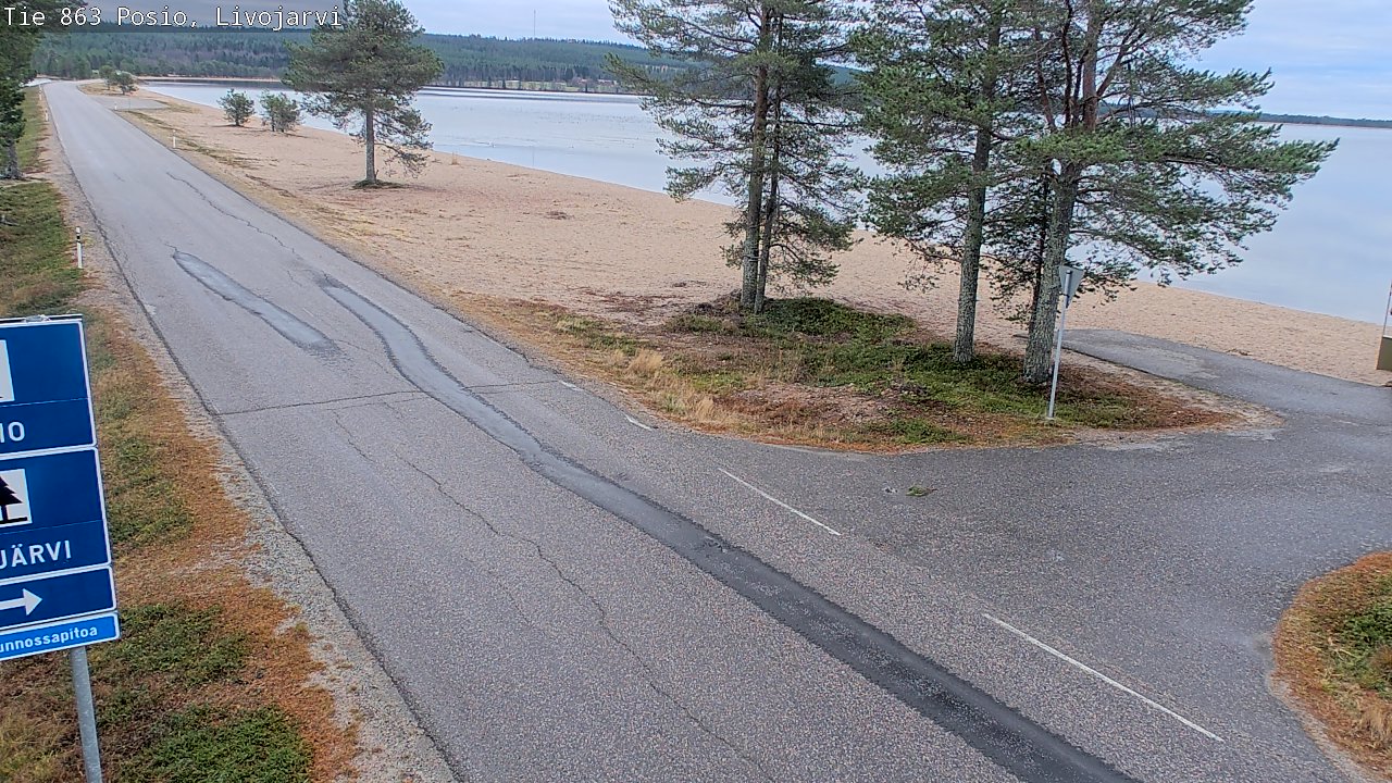 Kelikamerat Kuva Tie 863 Livojärvi, Posio, Lappi