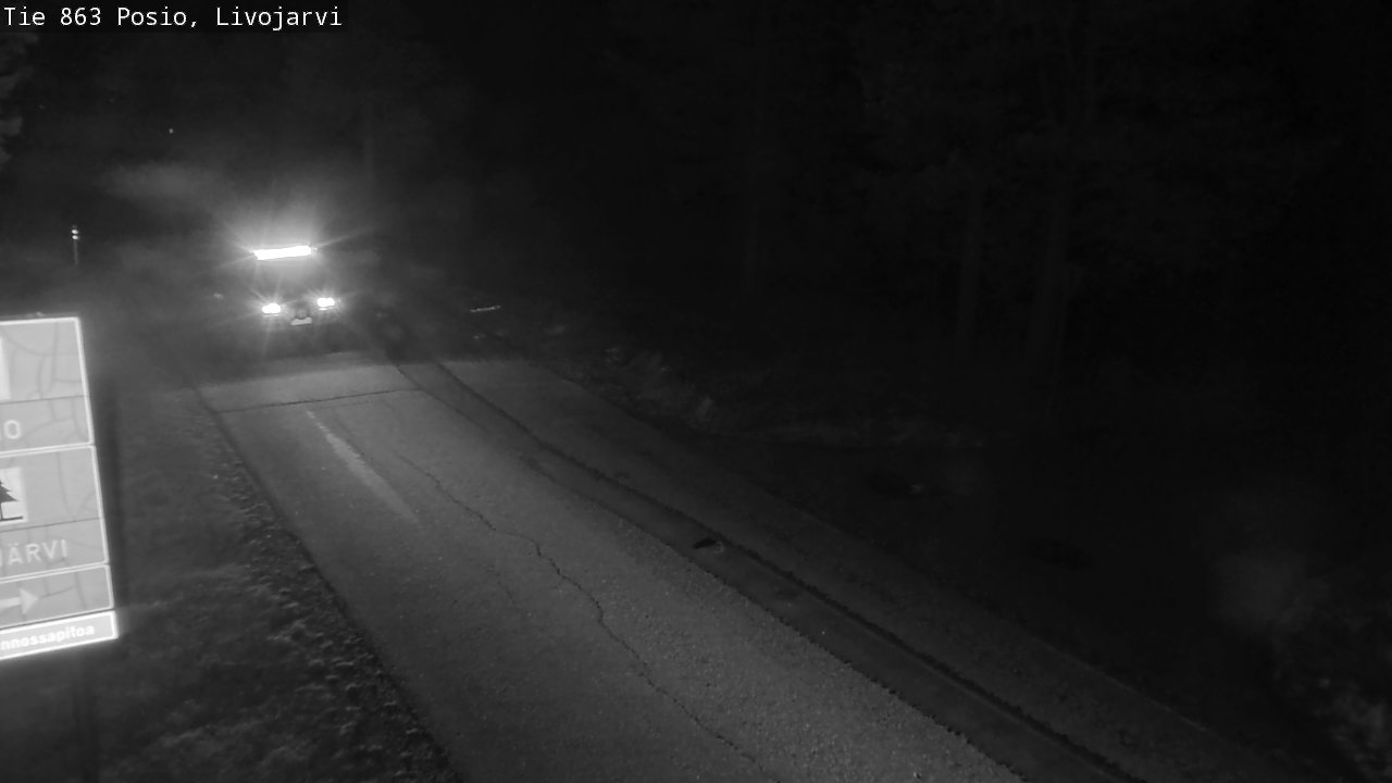 Kelikamerat Kuva Tie 863 Livojärvi, Posio, Lappi