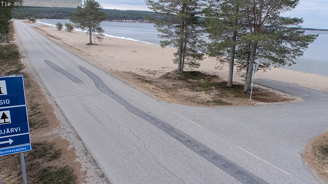 Kelikamerat Kuva Tie 863 Livojärvi, Posio, Lappi