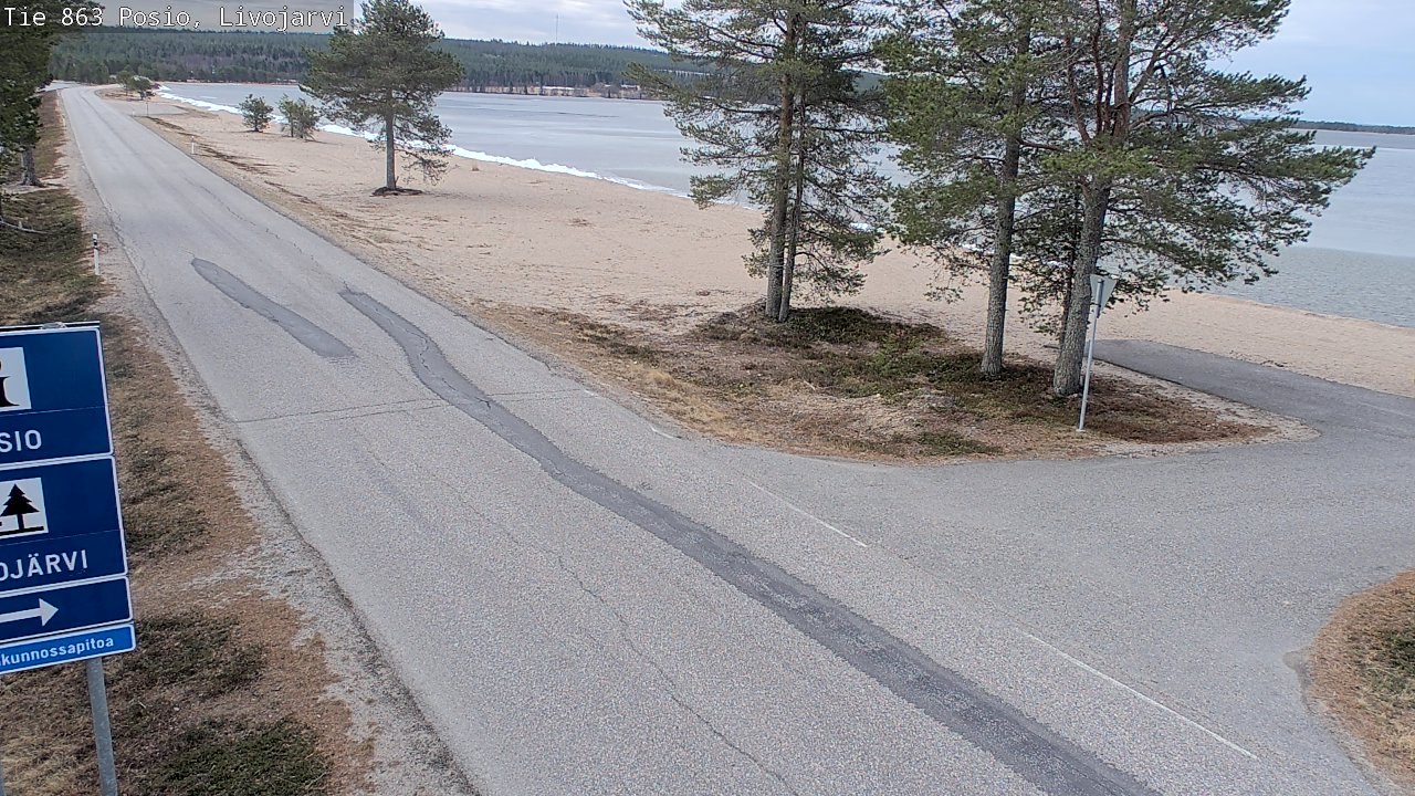 Kelikamerat Kuva Tie 863 Livojärvi, Posio, Lappi