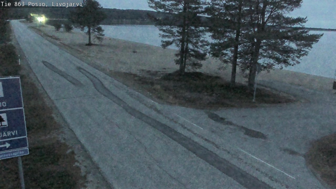 Kelikamerat Kuva Tie 863 Livojärvi, Posio, Lappi