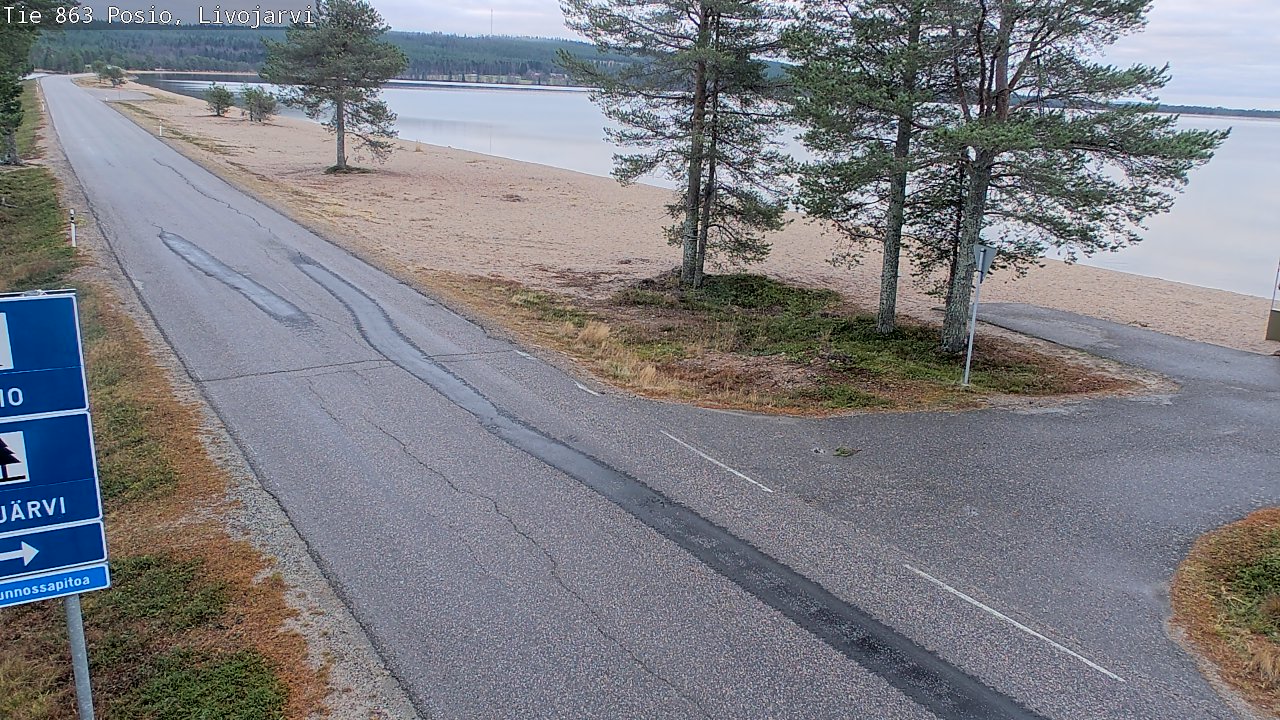 Kelikamerat Kuva Tie 863 Livojärvi, Posio, Lappi