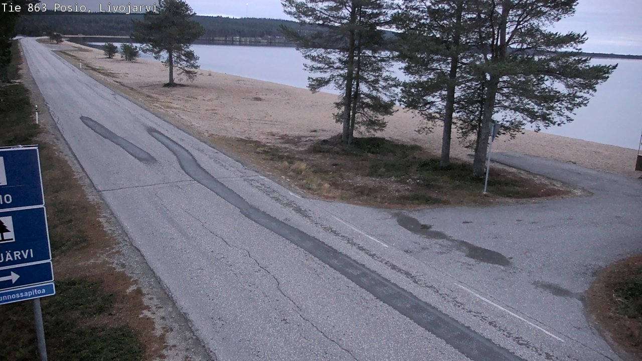 Kelikamerat Kuva Tie 863 Livojärvi, Posio, Lappi