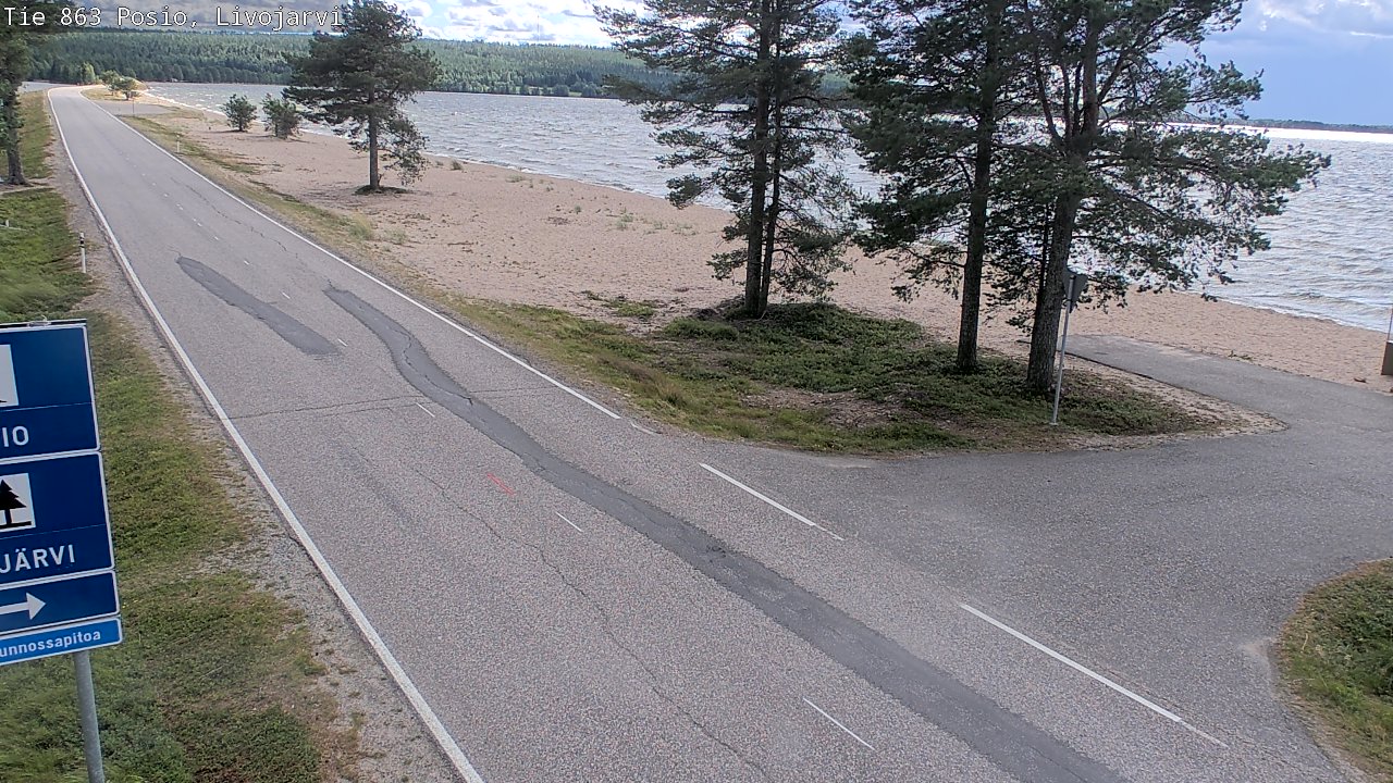 Kelikamerat Kuva Tie 863 Livojärvi, Posio, Lappi