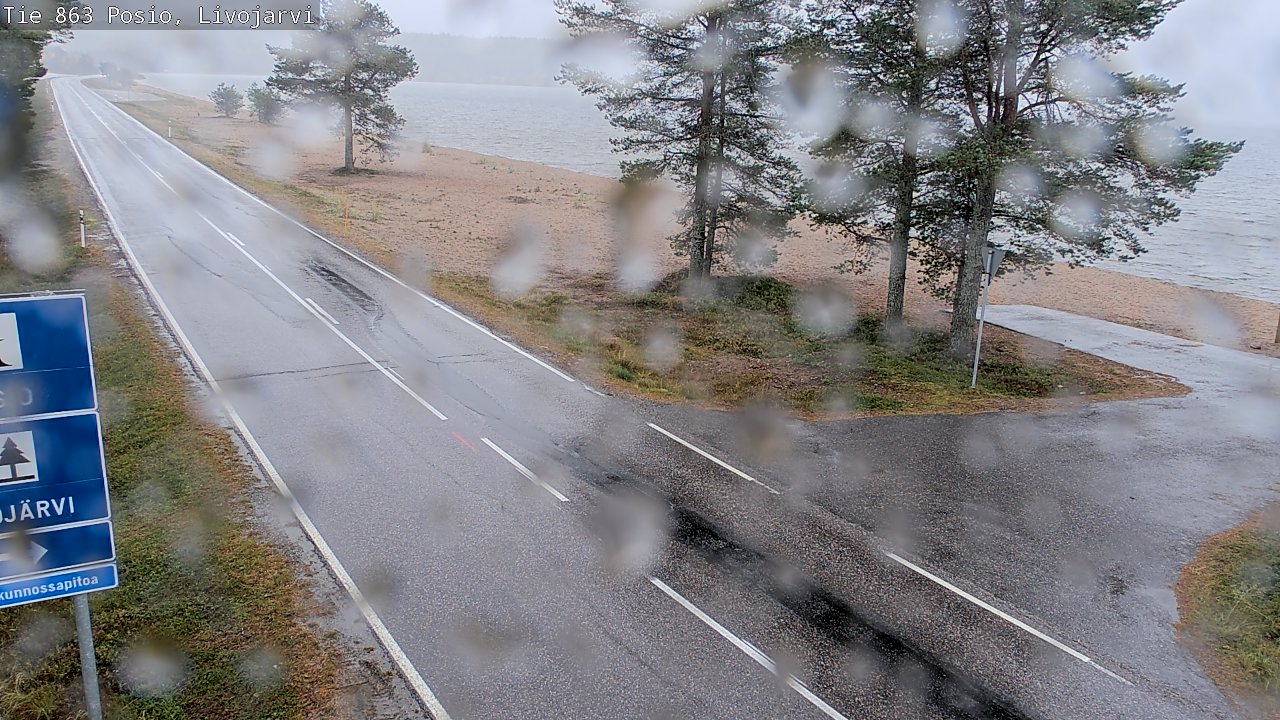 Kelikamerat Kuva Tie 863 Livojärvi, Posio, Lappi