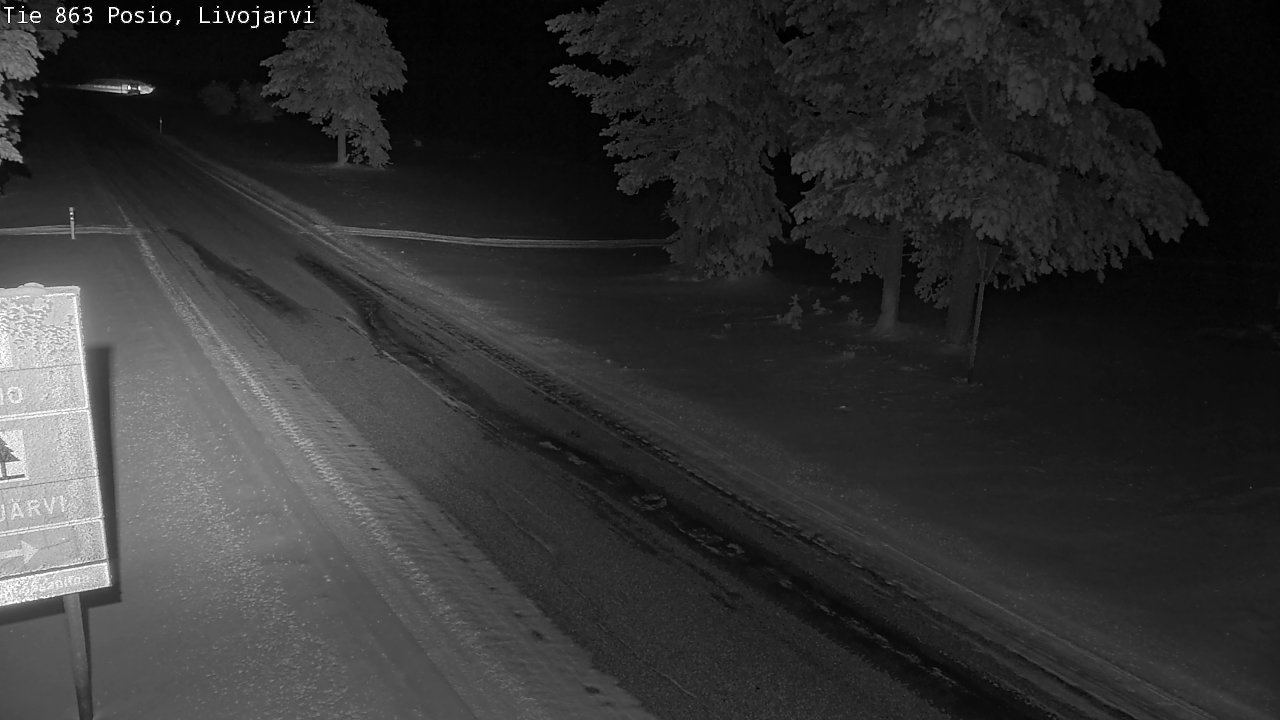 Kelikamerat Kuva Tie 863 Livojärvi, Posio, Lappi