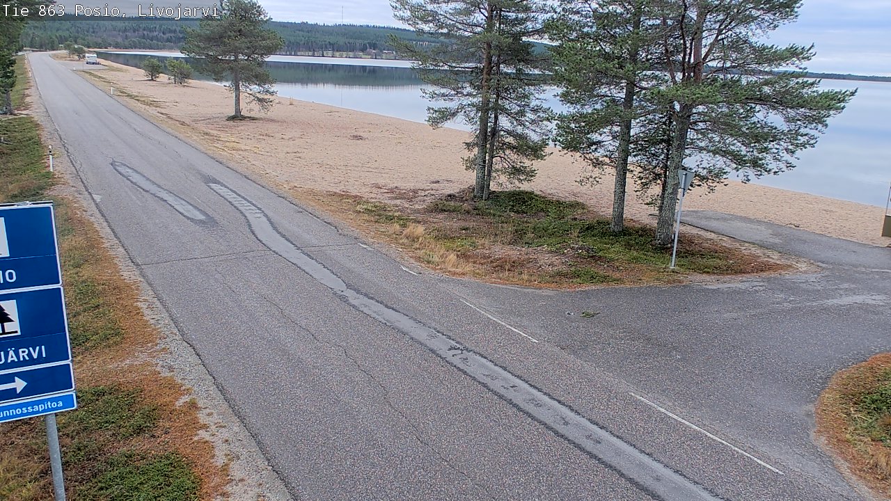 Kelikamerat Kuva Tie 863 Livojärvi, Posio, Lappi