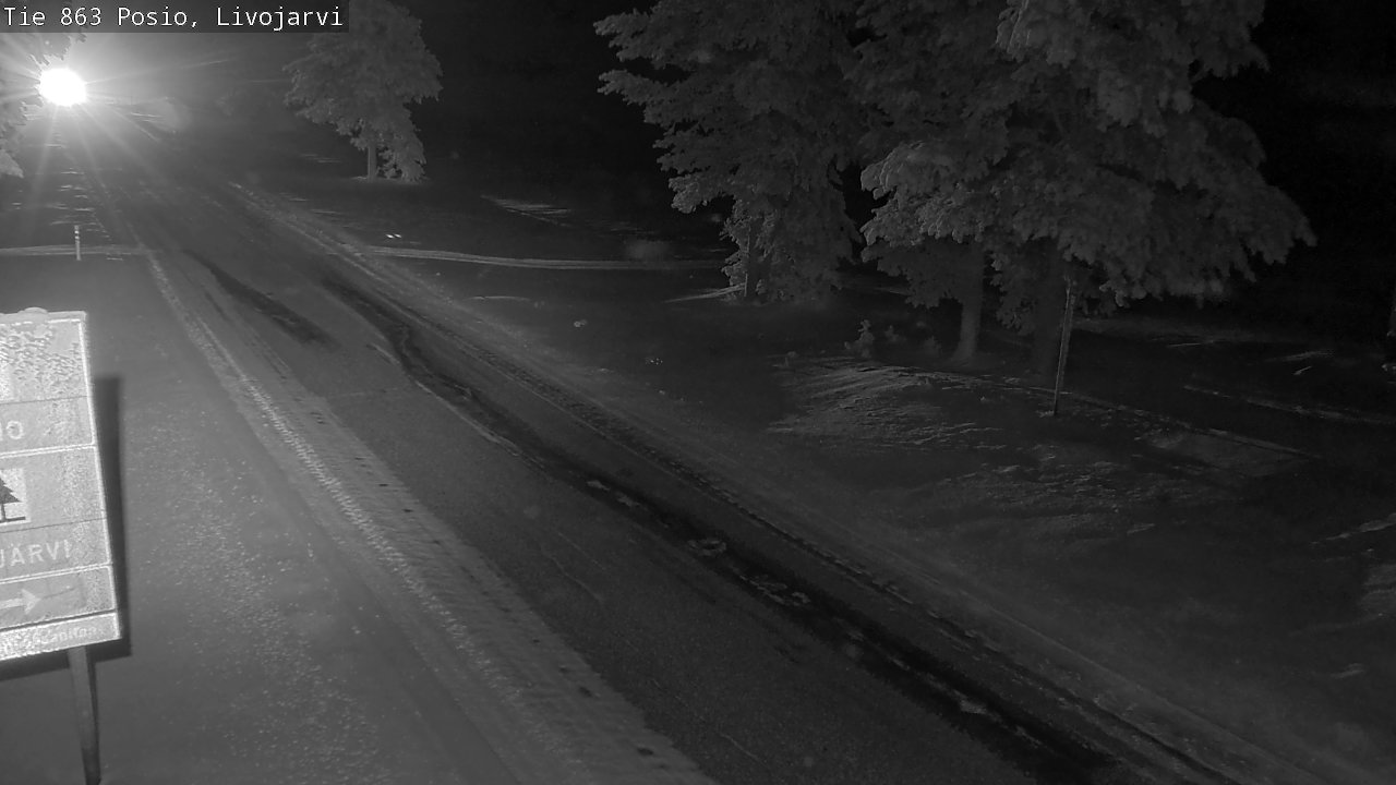 Kelikamerat Kuva Tie 863 Livojärvi, Posio, Lappi