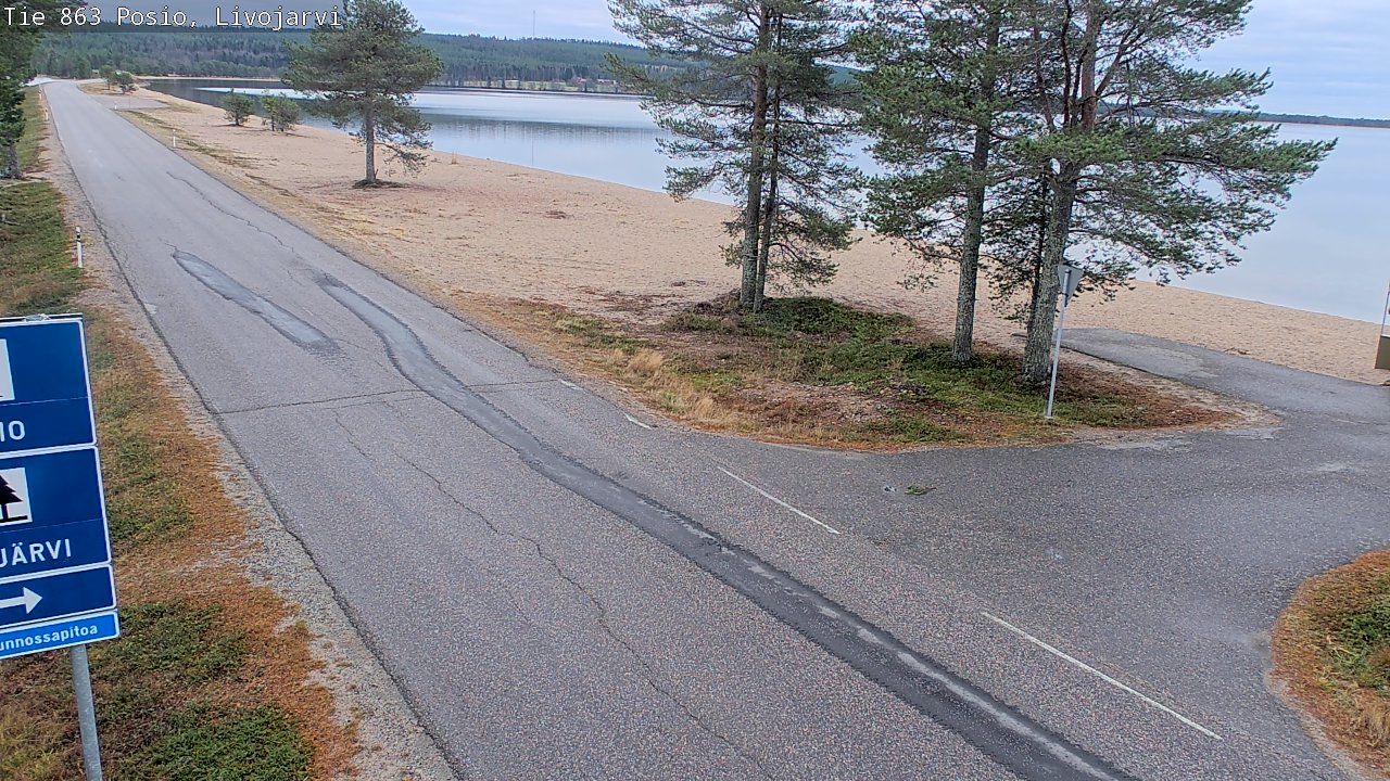 Kelikamerat Kuva Tie 863 Livojärvi, Posio, Lappi