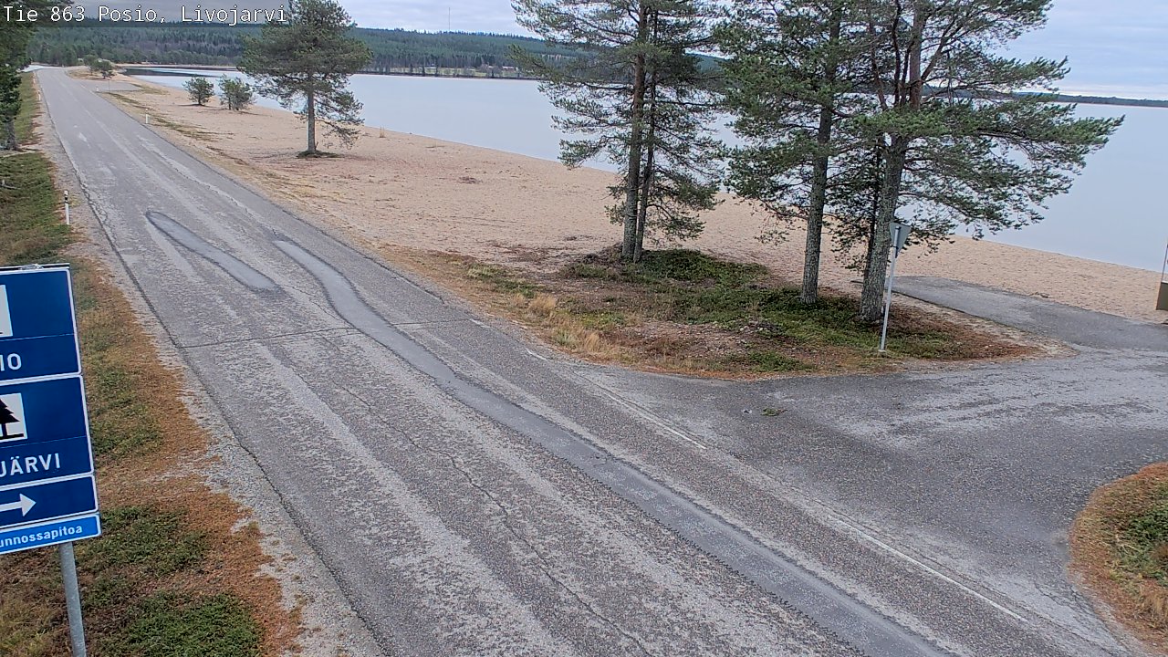 Kelikamerat Kuva Tie 863 Livojärvi, Posio, Lappi