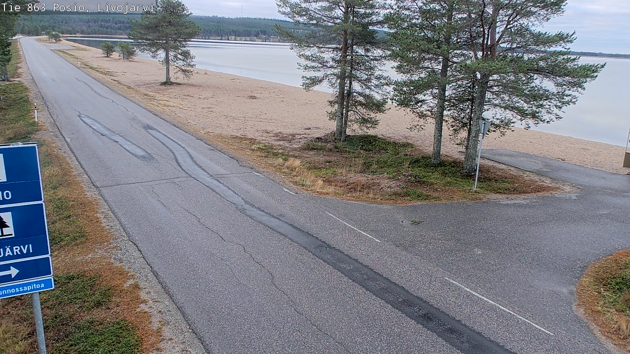 Kelikamerat Kuva Tie 863 Livojärvi, Posio, Lappi