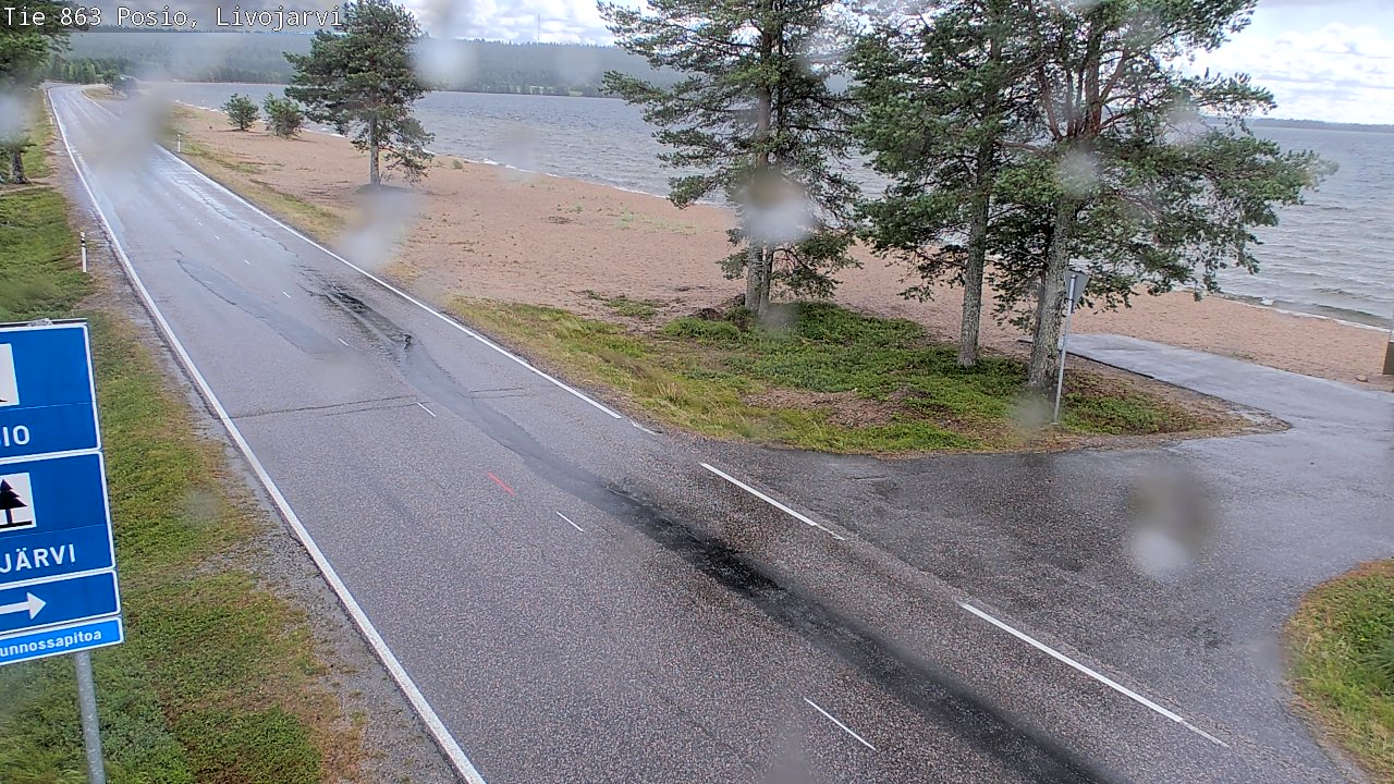 Kelikamerat Kuva Tie 863 Livojärvi, Posio, Lappi