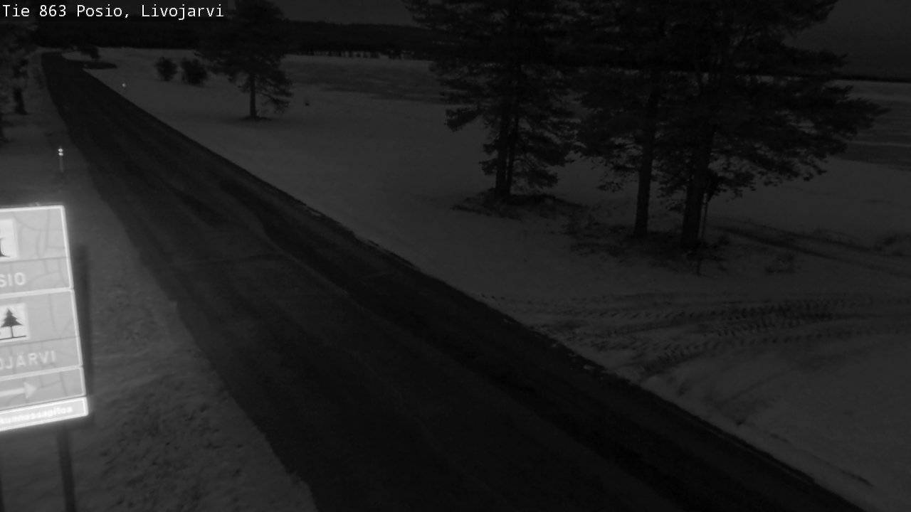 Kelikamerat Kuva Tie 863 Livojärvi, Posio, Lappi