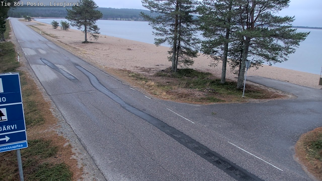 Kelikamerat Kuva Tie 863 Livojärvi, Posio, Lappi