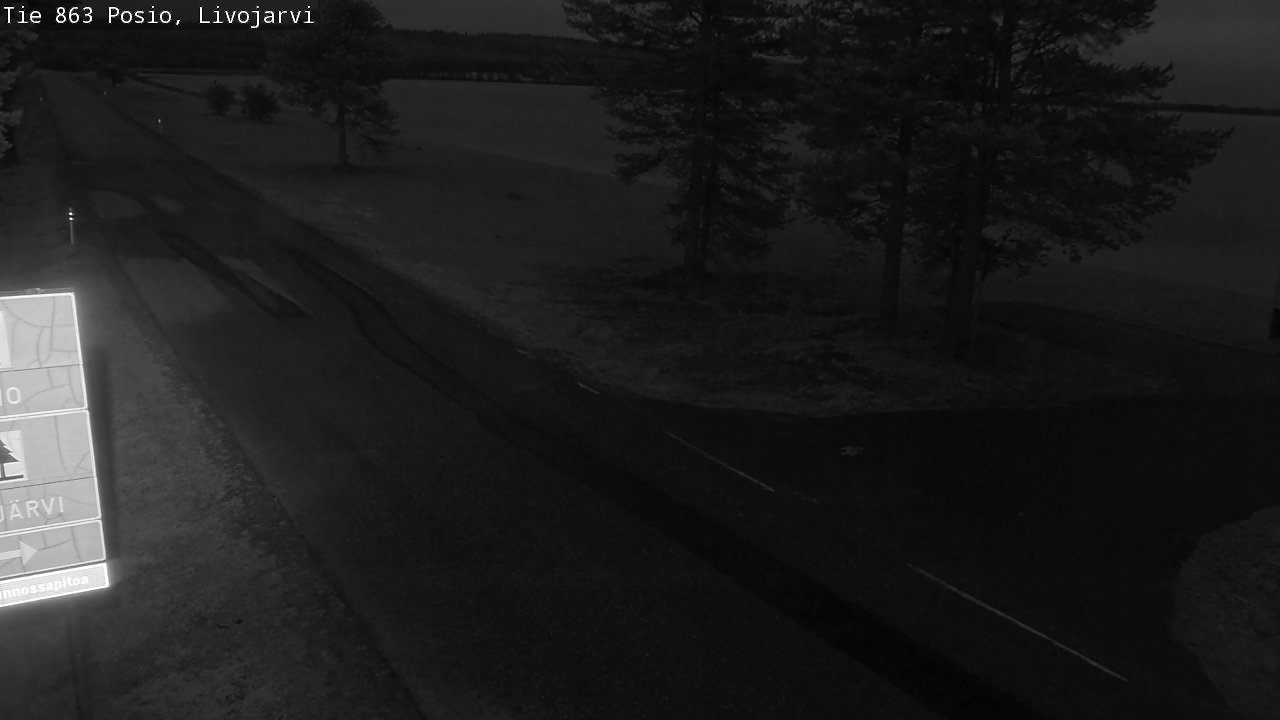 Kelikamerat Kuva Tie 863 Livojärvi, Posio, Lappi