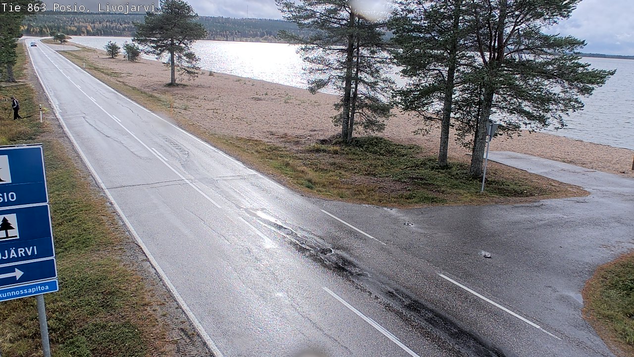 Kelikamerat Kuva Tie 863 Livojärvi, Posio, Lappi