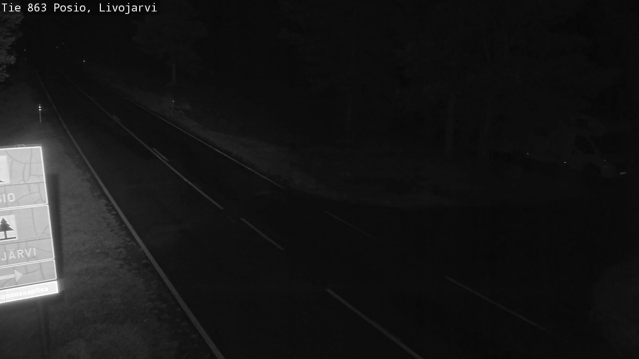 Kelikamerat Kuva Tie 863 Livojärvi, Posio, Lappi