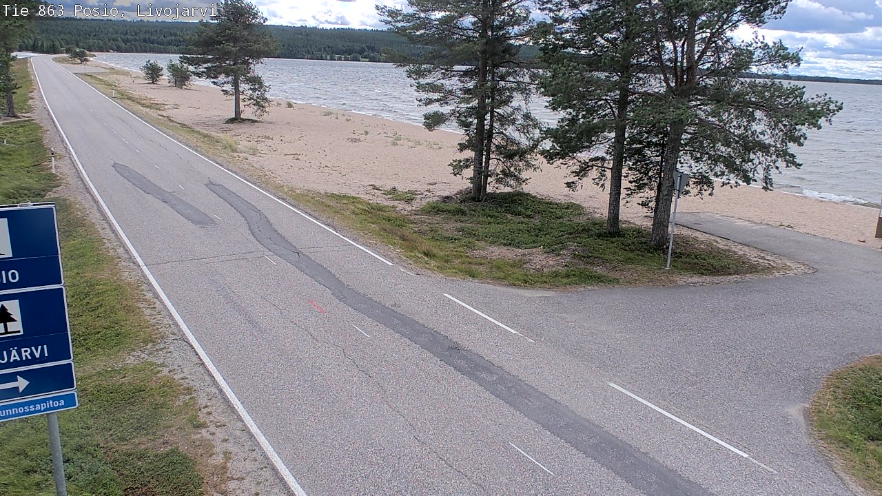 Kelikamerat Kuva Tie 863 Livojärvi, Posio, Lappi