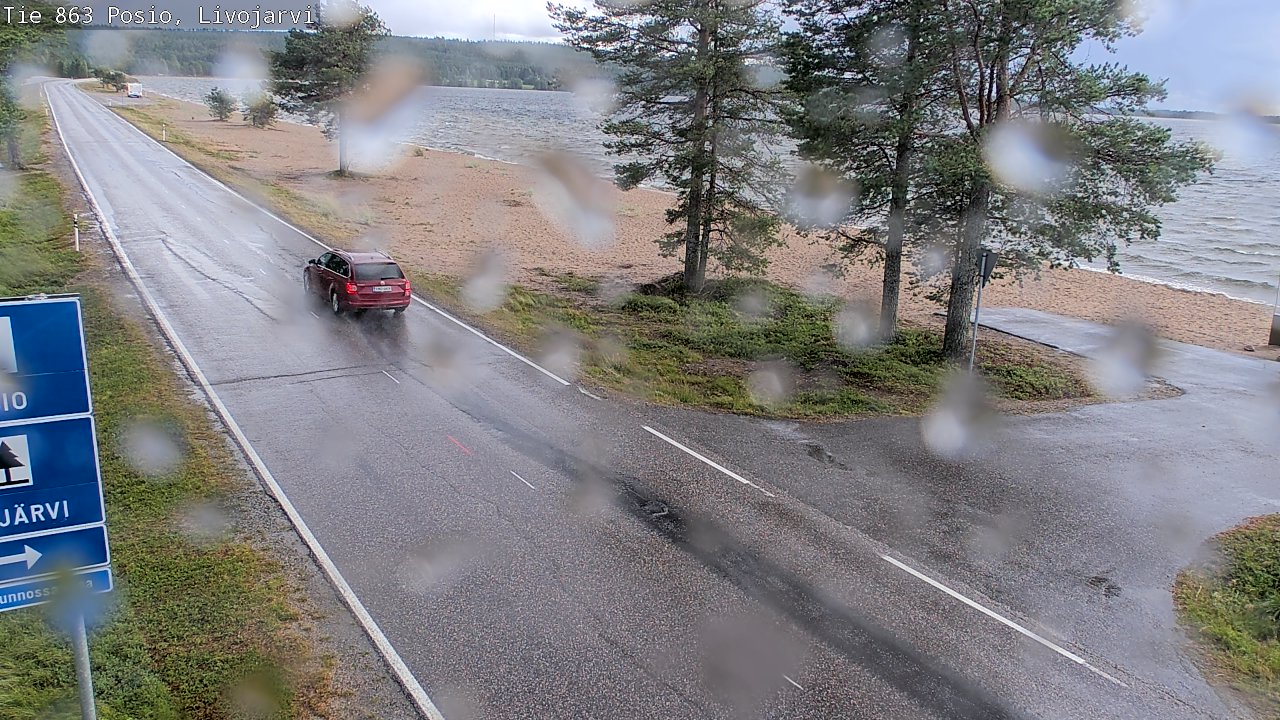 Kelikamerat Kuva Tie 863 Livojärvi, Posio, Lappi