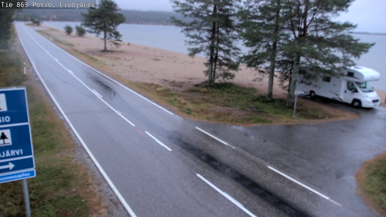 Kelikamerat Kuva Tie 863 Livojärvi, Posio, Lappi