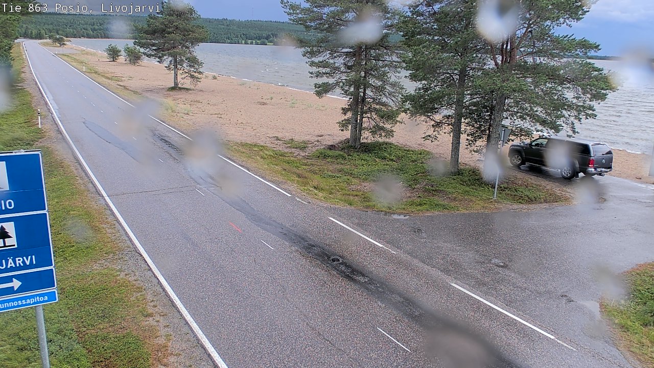 Kelikamerat Kuva Tie 863 Livojärvi, Posio, Lappi