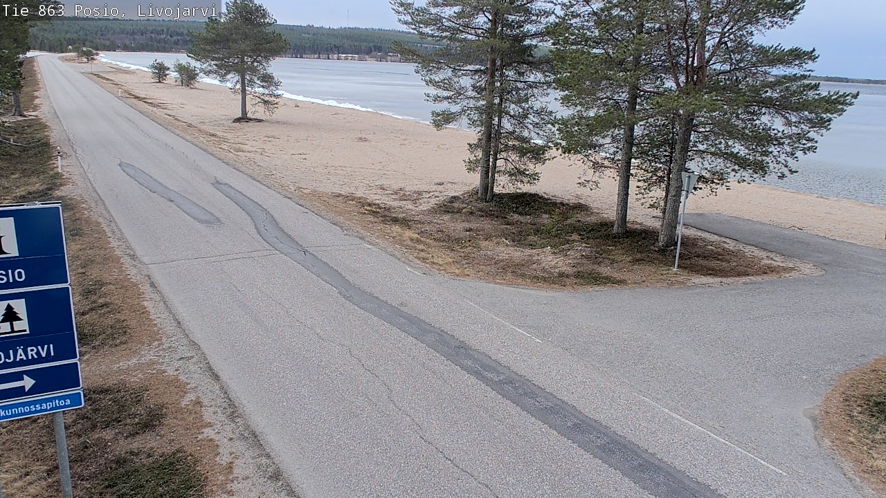 Kelikamerat Kuva Tie 863 Livojärvi, Posio, Lappi