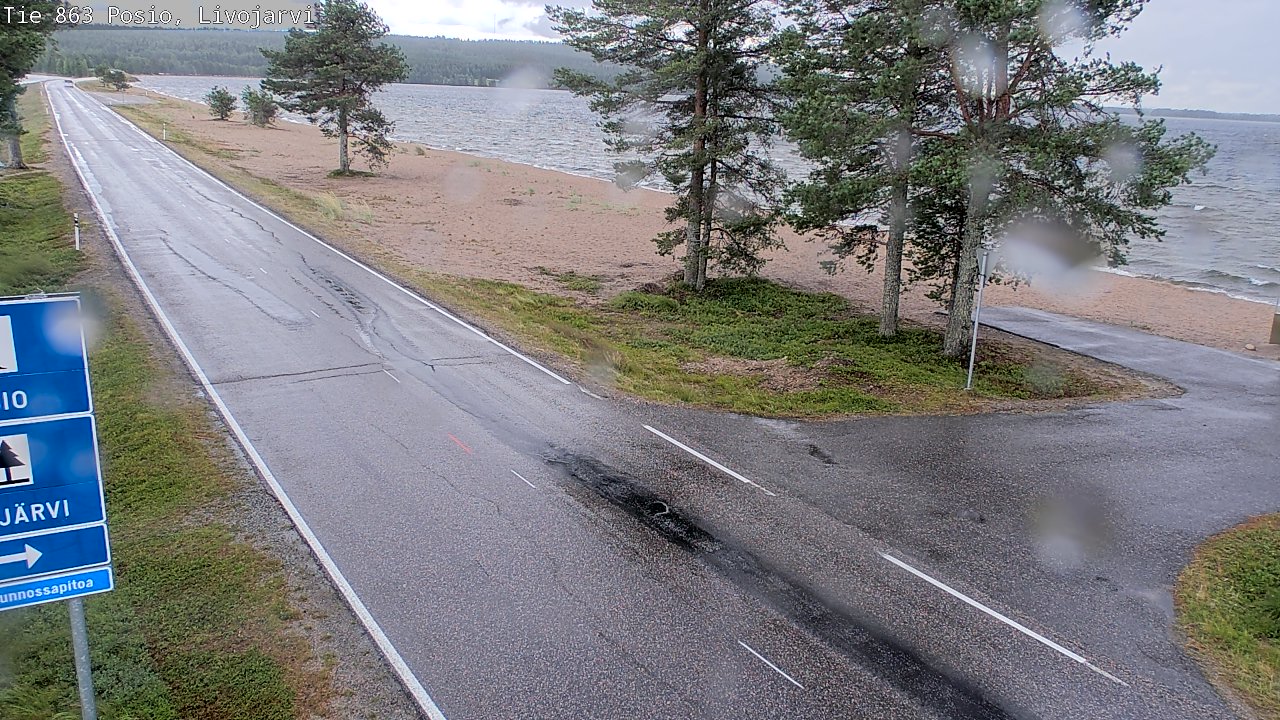 Kelikamerat Kuva Tie 863 Livojärvi, Posio, Lappi
