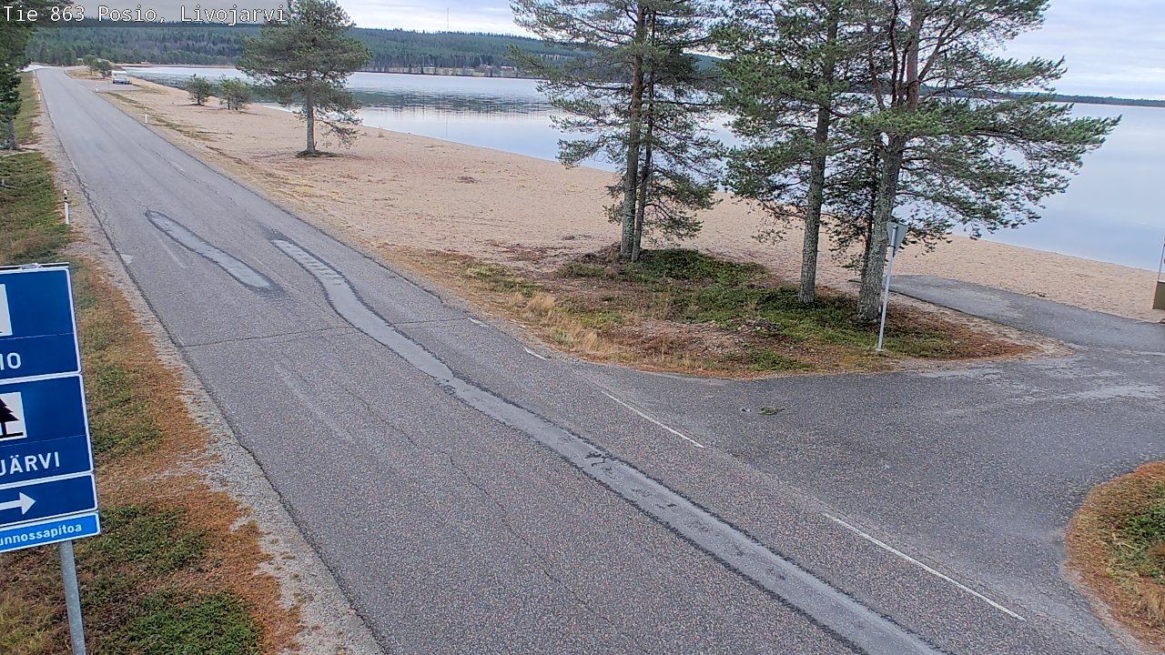 Kelikamerat Kuva Tie 863 Livojärvi, Posio, Lappi