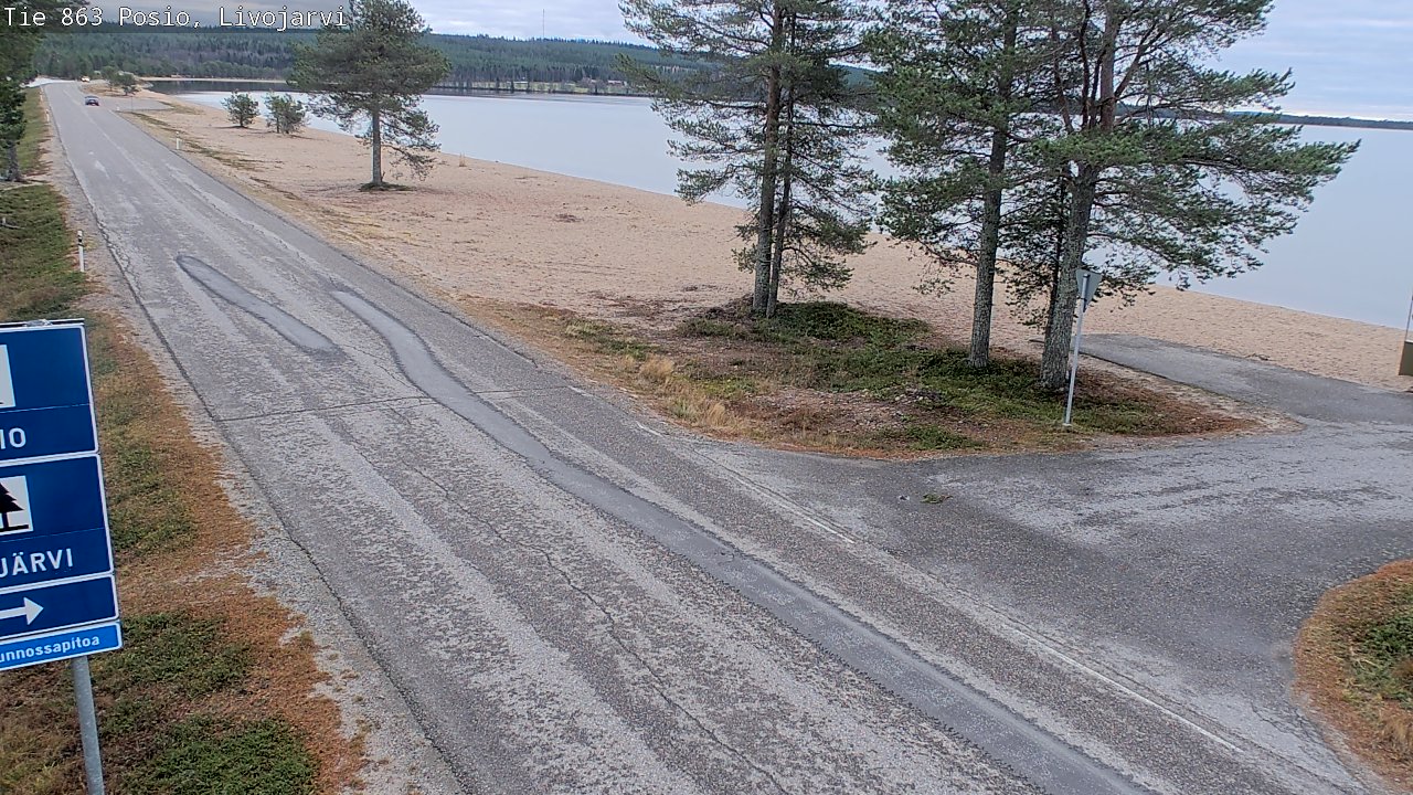 Kelikamerat Kuva Tie 863 Livojärvi, Posio, Lappi