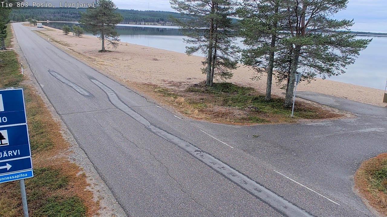 Kelikamerat Kuva Tie 863 Livojärvi, Posio, Lappi