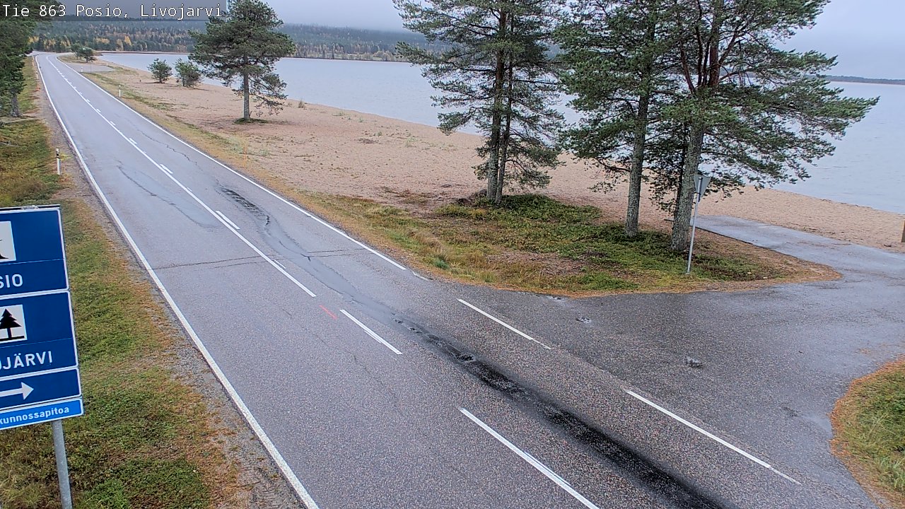 Kelikamerat Kuva Tie 863 Livojärvi, Posio, Lappi