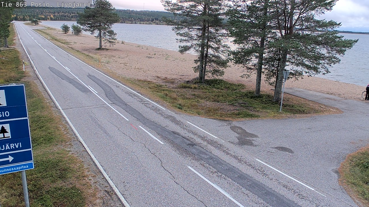 Kelikamerat Kuva Tie 863 Livojärvi, Posio, Lappi