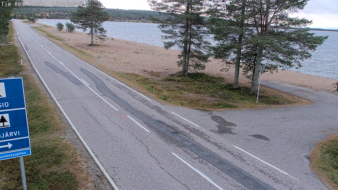 Kelikamerat Kuva Tie 863 Livojärvi, Posio, Lappi