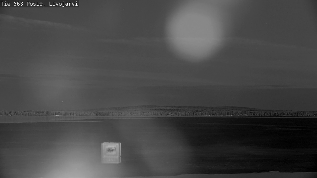 Weather Camera Image Road 863 Livojärvi, Posio, Lappi