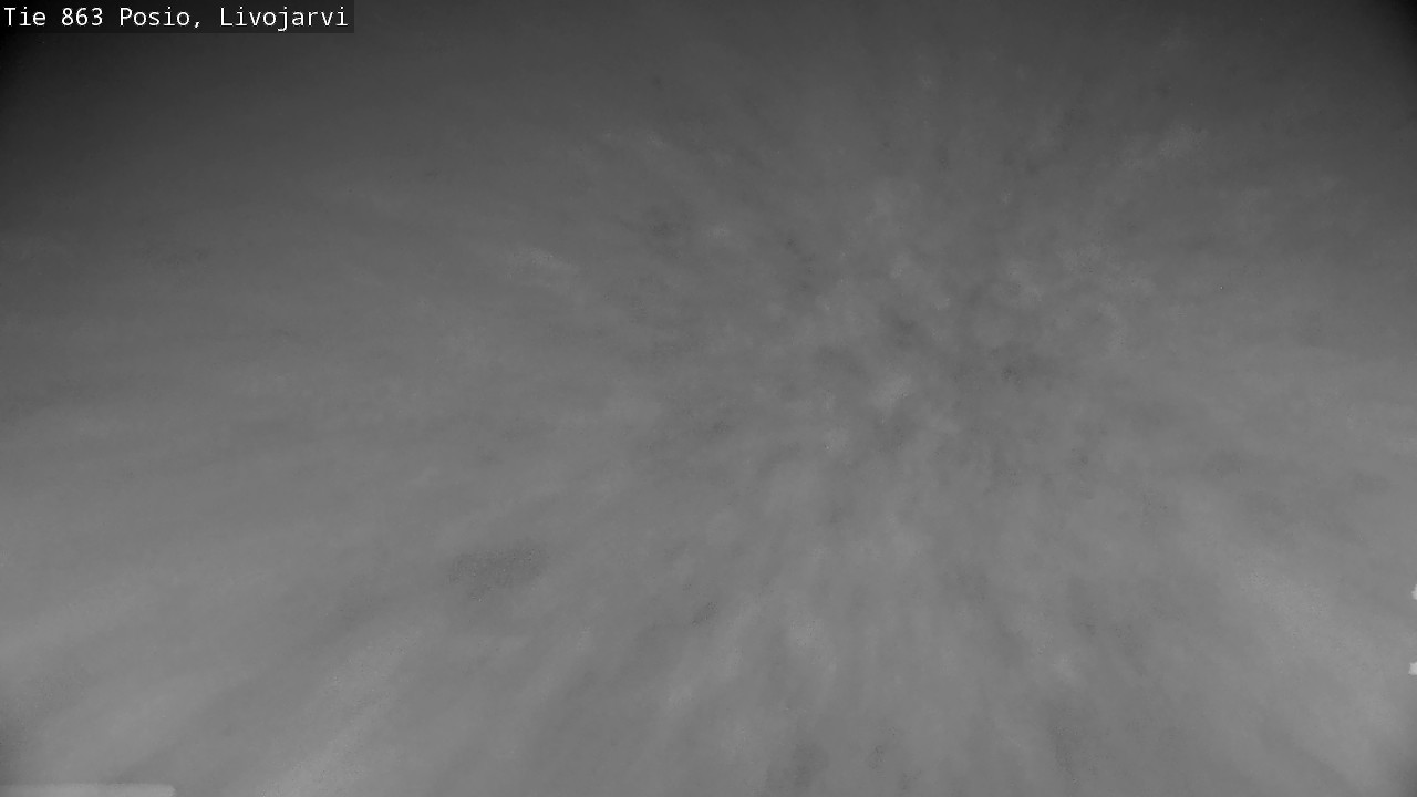 Weather Camera Image Väg 863 Livojärvi, Posio, Lappi