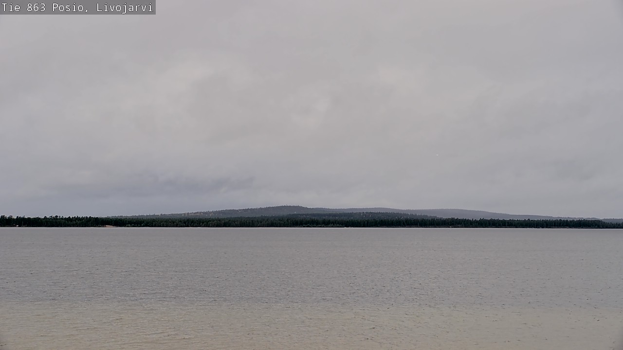 Weather Camera Image Väg 863 Livojärvi, Posio, Lappi